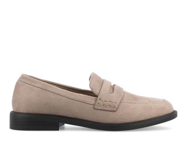 Women's Journee Collection Raichel Loafers in Stone color