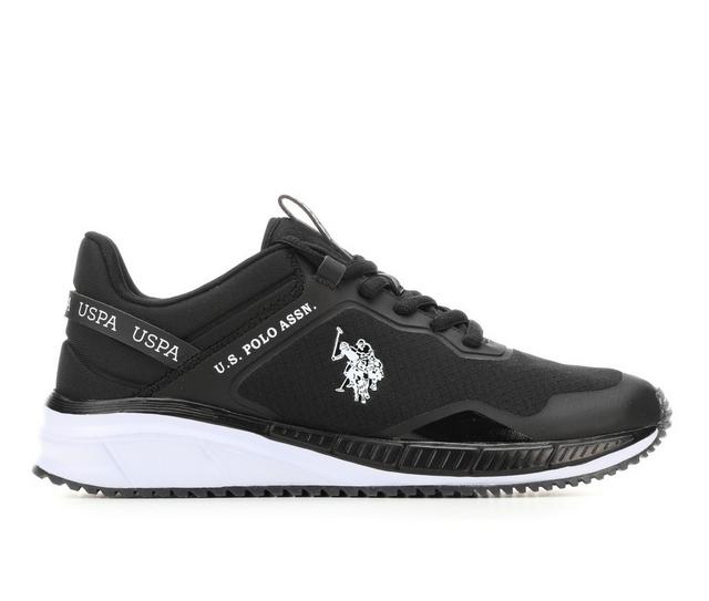 Women's US Polo Assn Cote-NL Sneakers in Black/White color