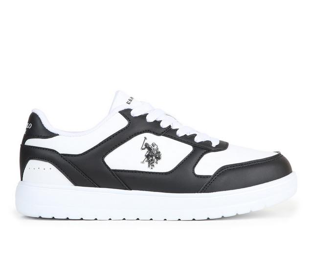 Women's US Polo Assn Felia Sneakers in Black/White color