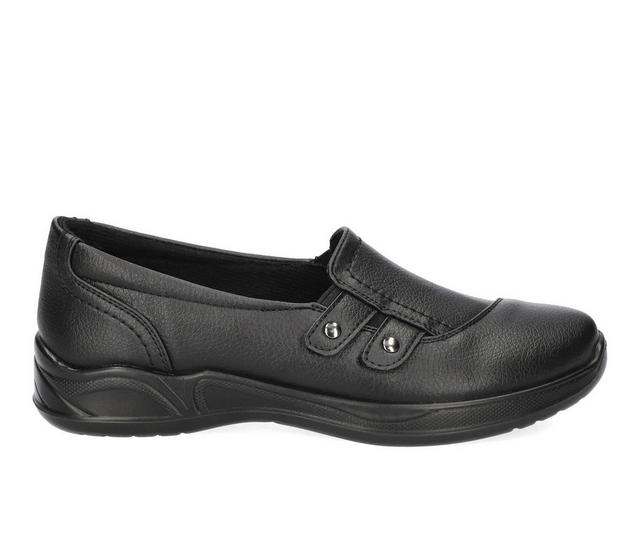 Women's Easy Street Tune Flats in Black color