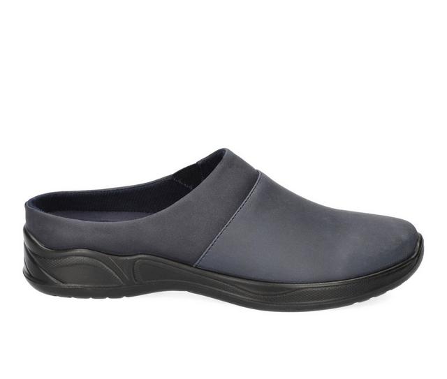 Women's Easy Street Janalee Flats in Navy color