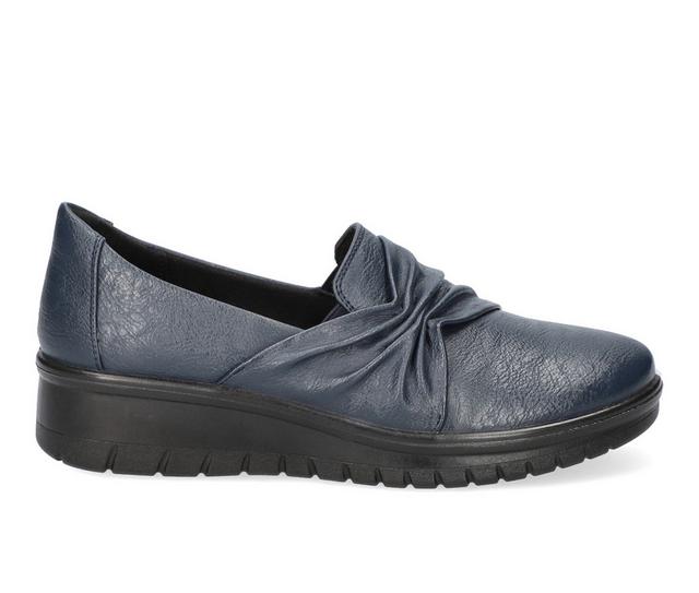 Women's Easy Street Faith Casual Shoes in Navy color