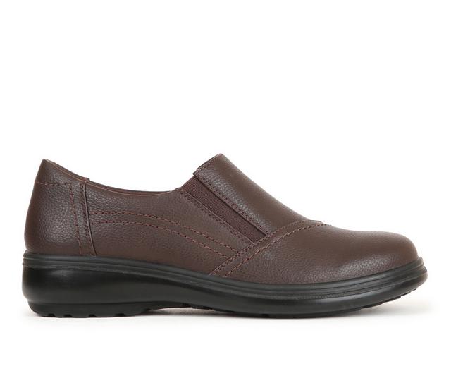 Women's Easy Street Maple Slip On Shoes in Brown color