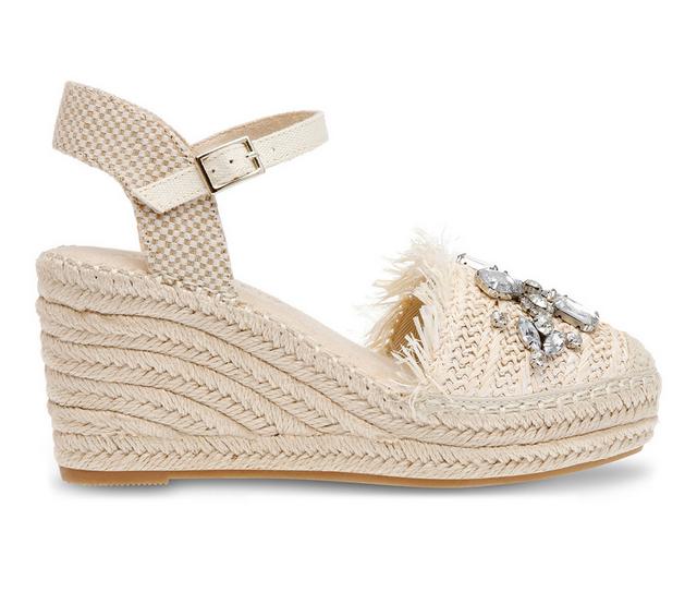 Women's Anne Klein Liberty Wedges in Raffia Crystal color