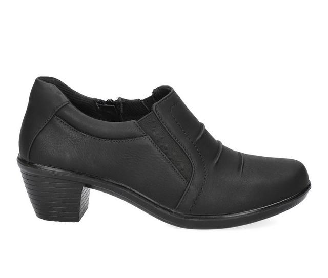 Women's Easy Street Chipper Booties in Black Matte color