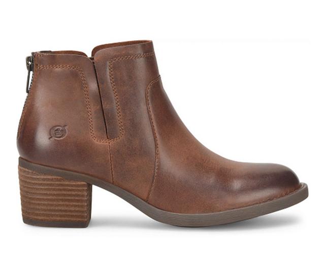 Women's Born Reece Booties in Brown color