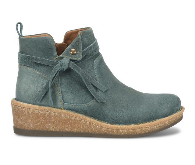 Women's Born Vaughn Booties in Teal color