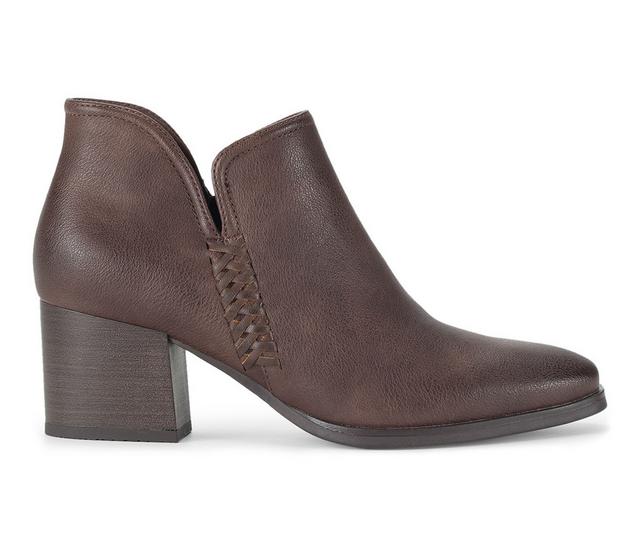 Women's Baretraps Tristen Booties in Dark brown color