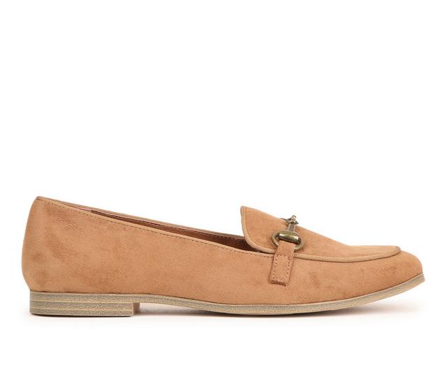 Women's White Mountain Nooks Loafers in Tan color