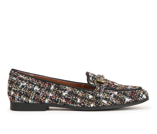 Women's White Mountain Nooks Loafers in Black/Multi color