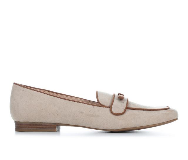 Women's Bandolino Meonna Loafers in Camel/Dk Tan color