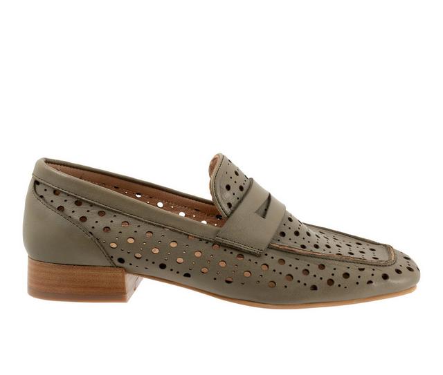 Women's Bueno Lima Heeled Loafers in Sage color