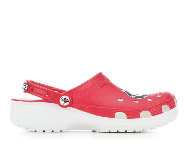 Adults' Crocs University of Georgia Classic Clog in White color