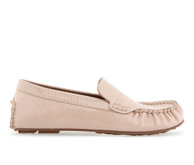 Women's Aerosoles Coby Loafers in Cipria Snake color