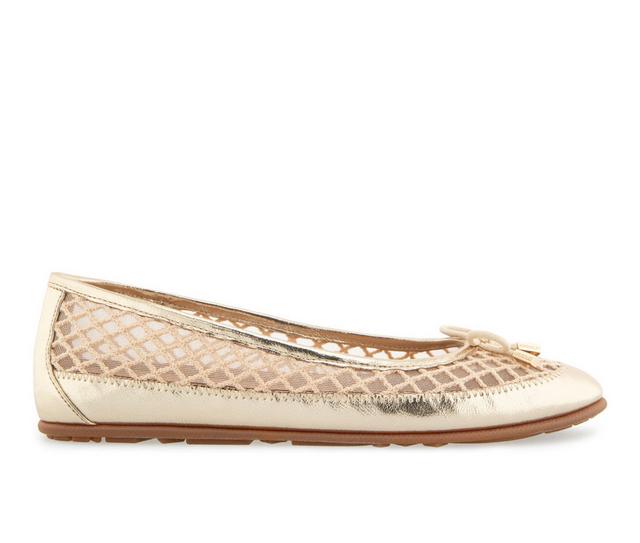 Women's Aerosoles Palma Flats in Natural Mesh color