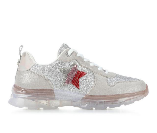 Girls' Bebe Raya 13-5 Shoes in Silver color