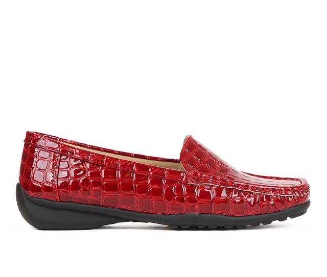 Women's Pierre Dumas Hazel 7 Slip-On Loafer in Red color