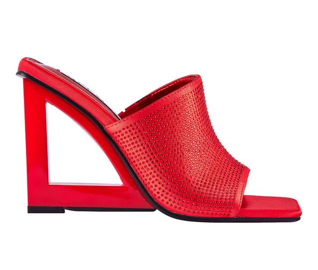 Women's Lady Couture Fuego Wedge Sandals in Red color