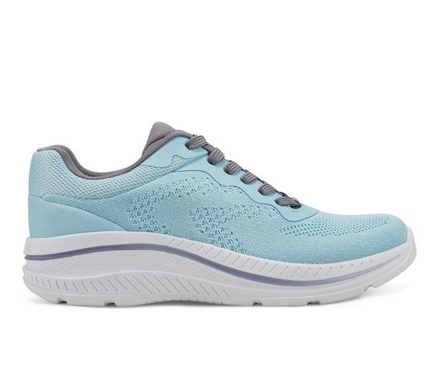 Women's Easy Spirit Pippa Sneakers in Light Blue/Grey color