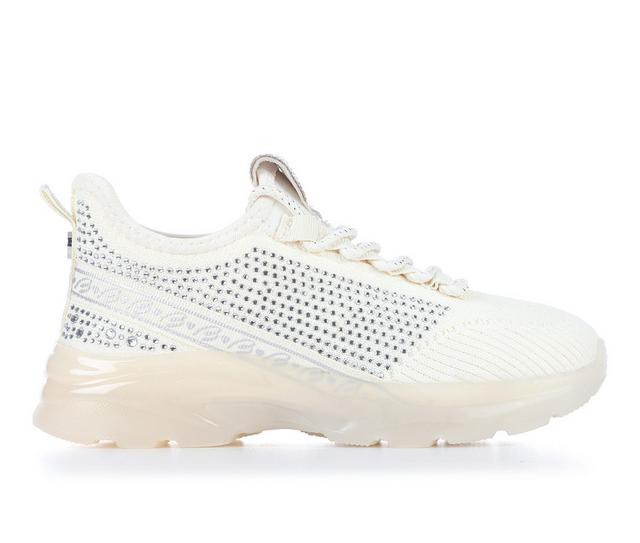 Girls' Bebe Little Kid & Big Kid Jade 13-5 Sneakers in Beige color