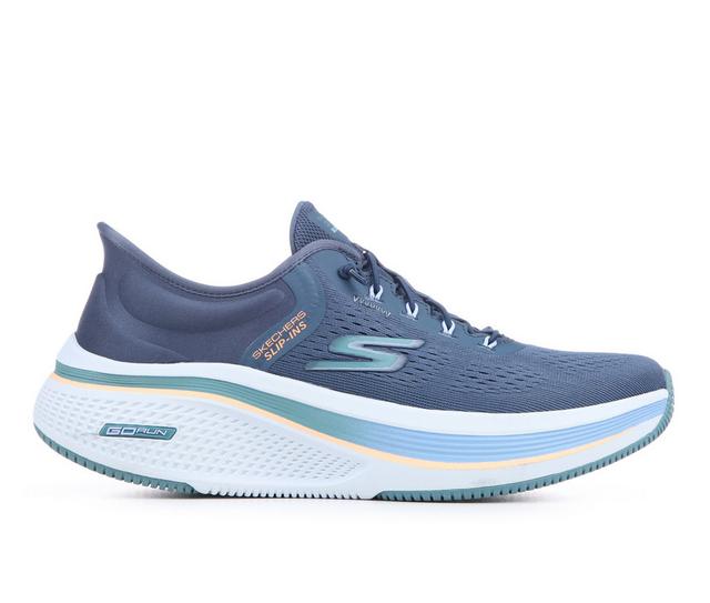 Women's Skechers Go 129006 Go Run Elevate Slip IN Running Shoes in Navy/Teal color