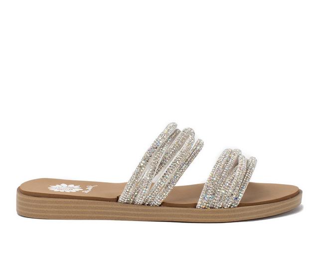 Women's Yellow Box Debbie Sandals in White color