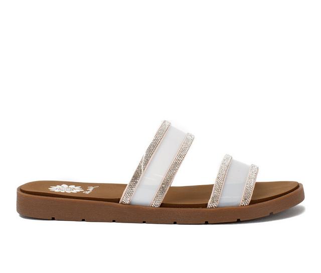 Women's Yellow Box Fidra Sandals in Ivory color