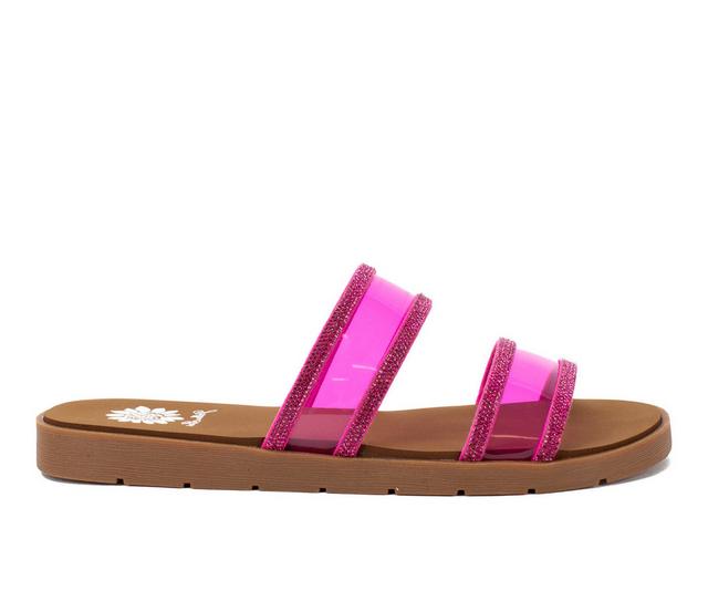 Women's Yellow Box Fidra Sandals in Pink color