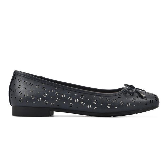 Women's Cliffs by White Mountain Bessa Flats in Navy color