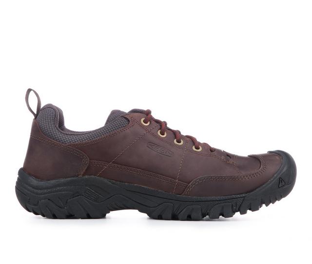 Men's Keen Outdoor Targhee III Oxford Hiking Boots in Dk Earth/Mulch color