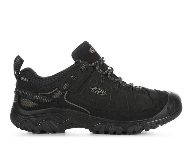 Men's Keen Outdoor Targhee IV Waterproof Hiking Boots in Triple Black color