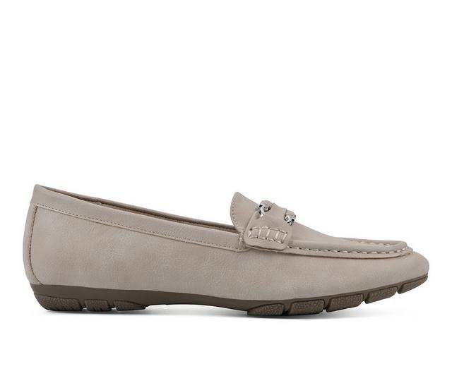 Women's Cliffs by White Mountain Glaring Loafers in Light Taupe color