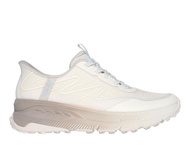 Women's Skechers 180157 Switchback Slip In Trail Running Shoes in Natural color