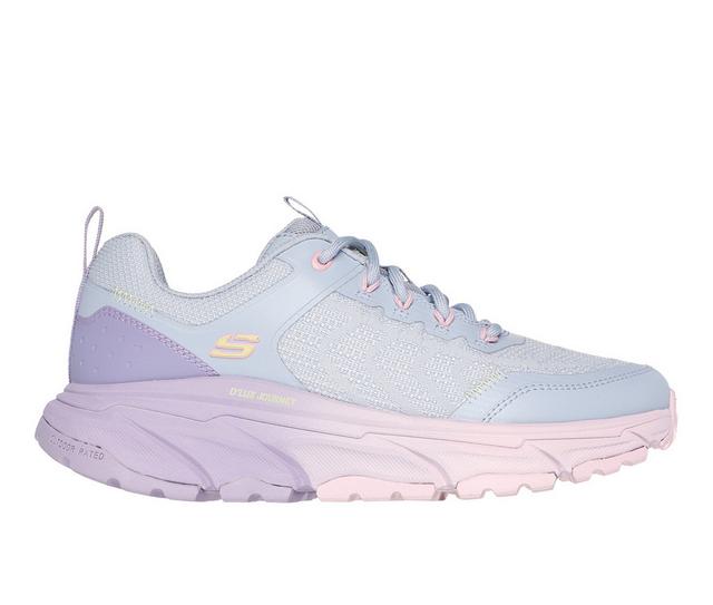 Women's Skechers 180260 D'Lux Journey Trail Running Shoes in Grey Multi color