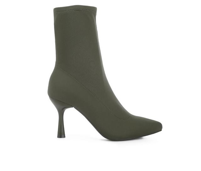 Women's London Rag Zudio Booties in Khaki color