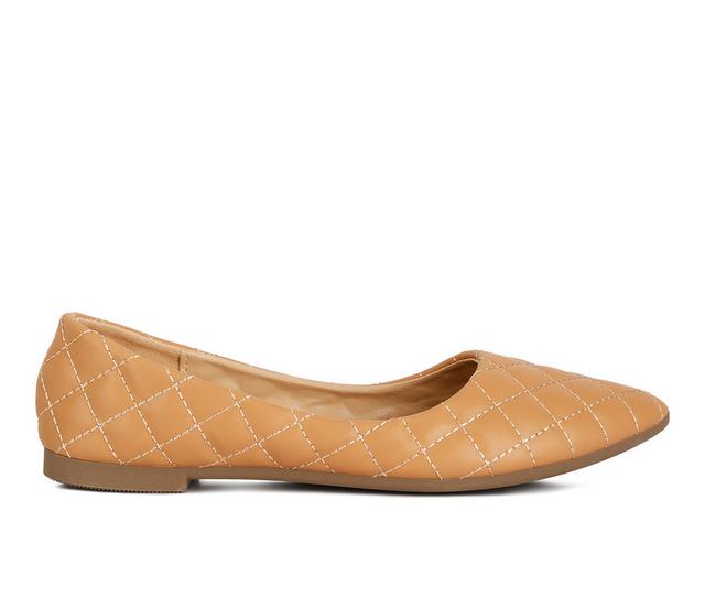 Women's London Rag Rikhani Flats in Beige color