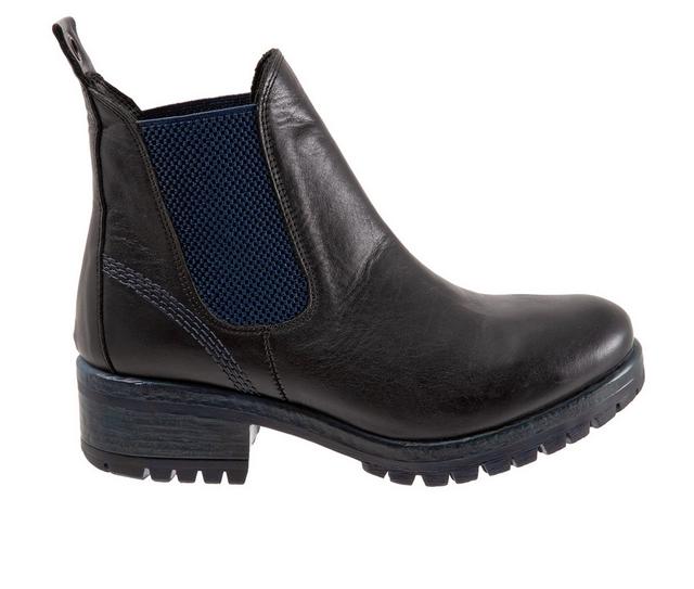 Women's Bueno Florida Chelsea Booties in Black/Blue color