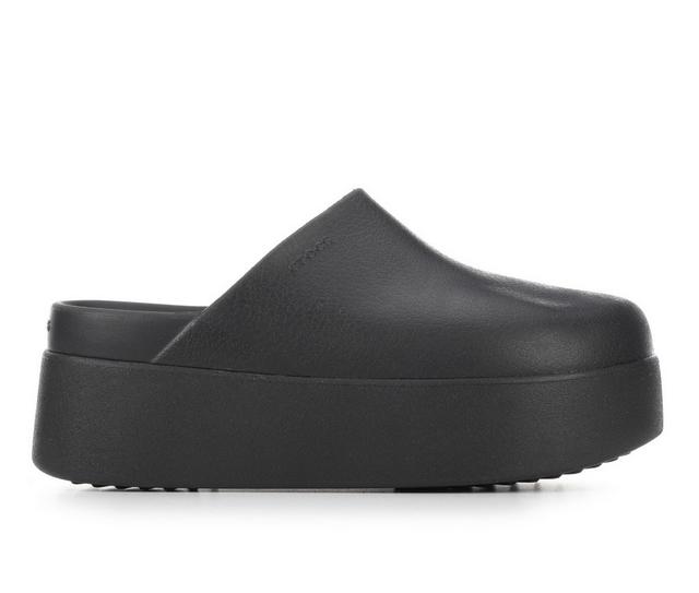 Women's Crocs Dylan Platform Clogs in Black color