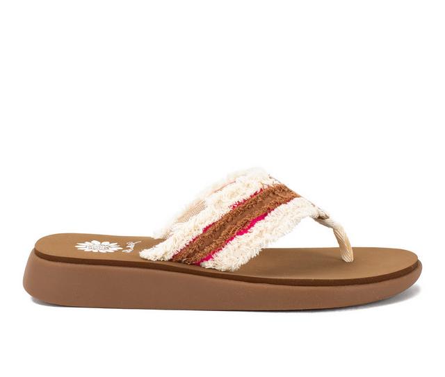 Women's Yellow Box Gilbert Flip-Flops in Multi color