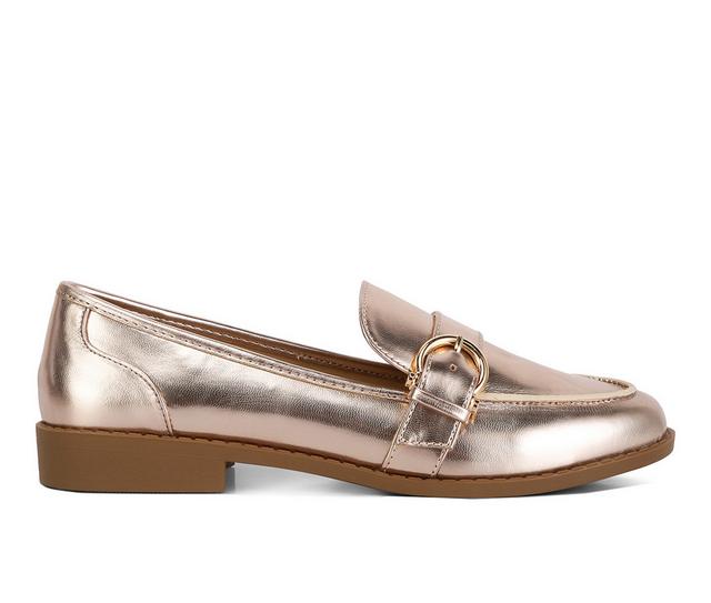 Women's London Rag Haruka Loafers in Rose Gold color