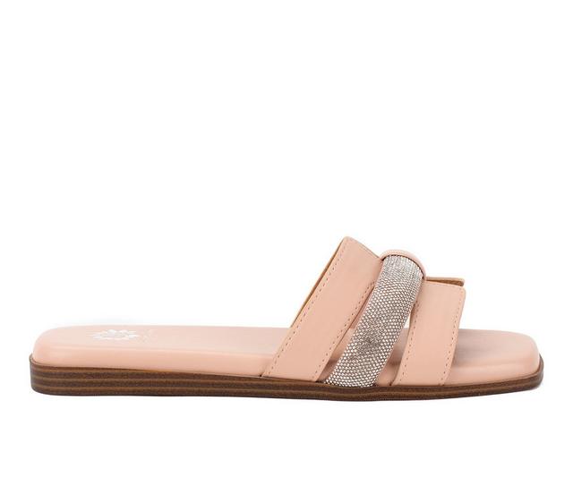 Women's Yellow Box Kerria Sandals in Blush color