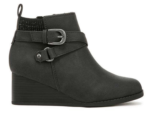 Girls' Blowfish Malibu Little Kid & Big Kid Posh Wedge Booties in Black color