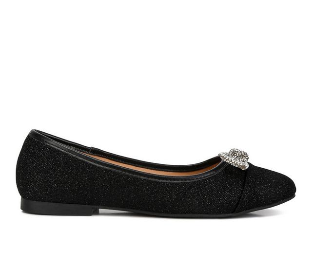 Women's London Rag Gizeh Flats in Black color