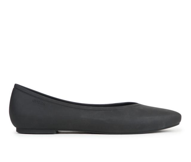 Women's Crocs Brooklyn Pointed Flat in Black color