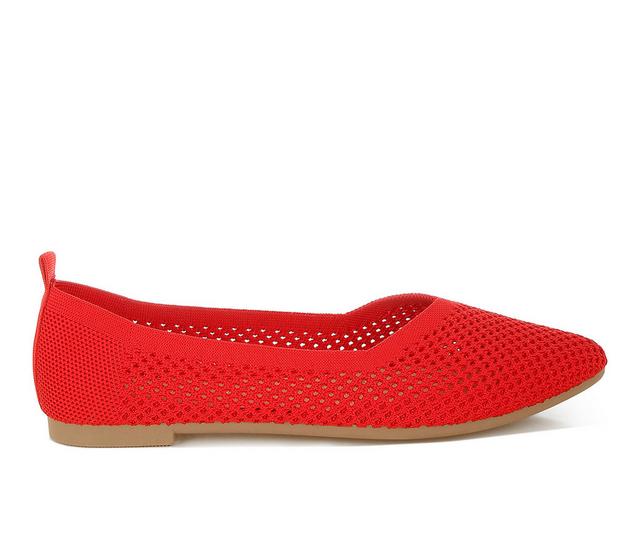 Women's London Rag Selaris Flats in Red color