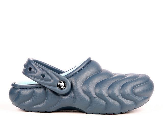 Adults' Crocs Classic Lined Overpuff Clog in Nightfall color