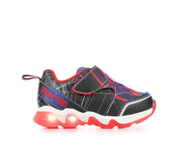 Boys' MARVEL Toddler & Little Kid Spiderman 15 Light-Up Shoes in Black/Red color