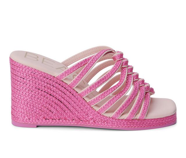 Women's Beach by Matisse Laney Wedge Sandals in Pink color