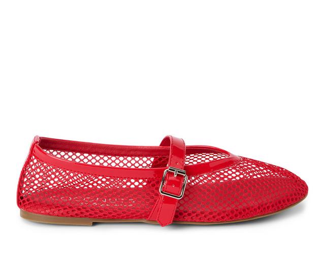 Women's Coconuts by Matisse Nolita Mary Jane Flats in Red color