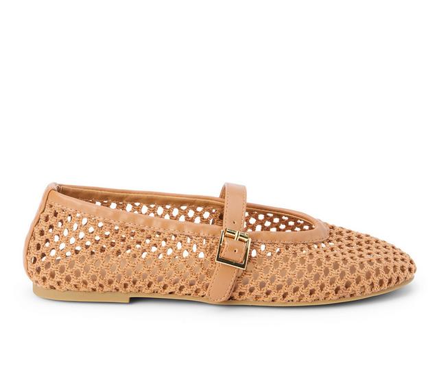 Women's Coconuts by Matisse Nolita Mary Jane Flats in Tan color